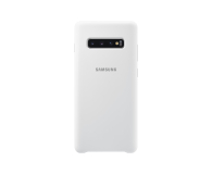 Samsung Silicone Cover do Galaxy S10+ biały - 478389 - zdjęcie 1